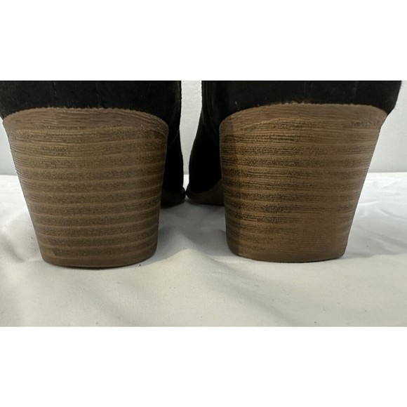 Style & Co Women's Ankle Booties Size 8M Faux Suede Block Heel Shoe Boots - Picture 5 of 8